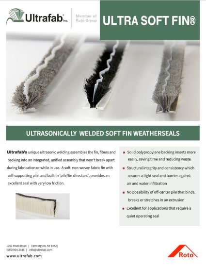 Ultra Soft Fin Sell Sheet Cover